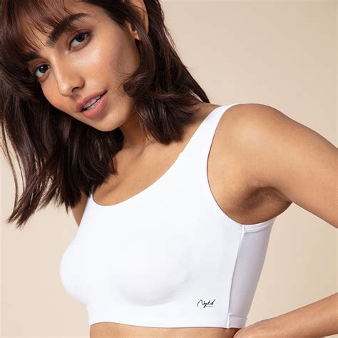 Soft cup easy-peasy slip-on bra with Full coverage-NYB113-White – Nykd ...