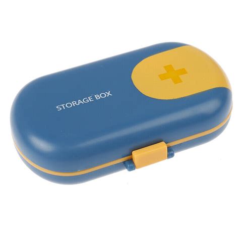 6 Grids Mini Medicine Box Portable Pill Case Storage Dispenser For Home ...