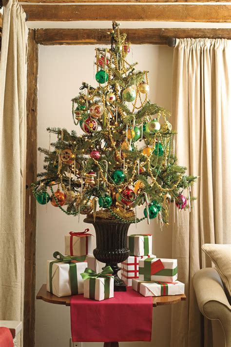 Colorful Tabletop Display | Small christmas trees, Unique christmas ...