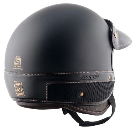 AXOR RETRO JET ALPHA HELMET DULL BLACK – BikeFormers