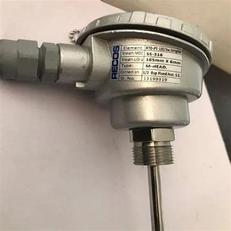 RTD Head Type - PT1000 RTD Sensor Manufacturer from Ahmedabad