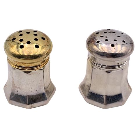 Cartier Vintage Sterling Silver Mini Salt and Pepper Shakers Set For ...