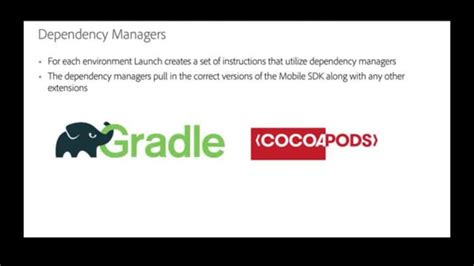 Use dependency managers | Adobe Data Collection