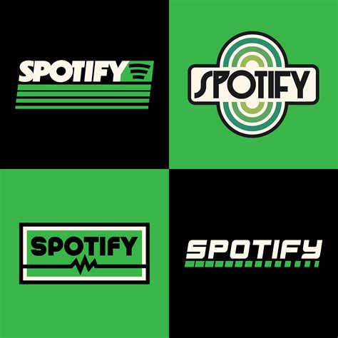Retro Spotify Logos - Vintage Logo Design