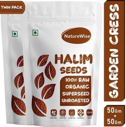Naturewise Organic Halim Seeds- Aliv Seeds | Haleem Seeds | Halim Seeds ...
