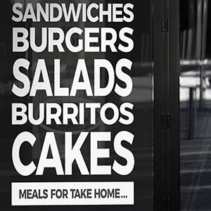 Restaurant Window Graphics 的图像结果