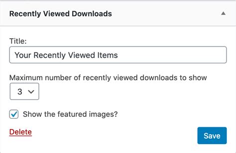 Recently Viewed Pages 的图像结果