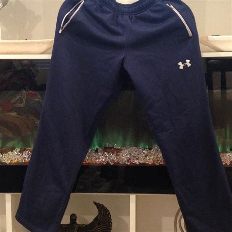 Blue Under Armour sweats in size medium. Very cute... - Depop