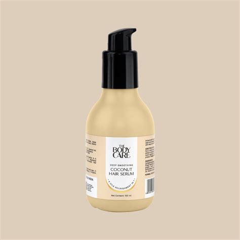 Deep Smoothing Coconut Hair Serum – The Body Care