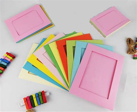 Juvale Cardboard Photo Picture Frame Easel (50 Pack) 4 x 6 Inches ...