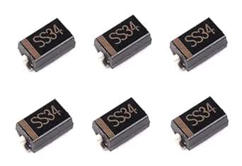 SS34 SMA 40V/3A Schottky Diode SMD Package-DO-214AC - Pack Of 6 ...