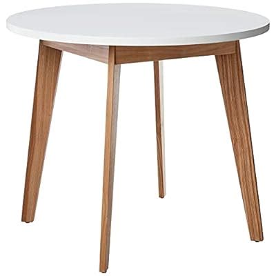 Buy Amazon Brand – Rivet Noah Round Modern Ash Dining Table, 35.4W ...