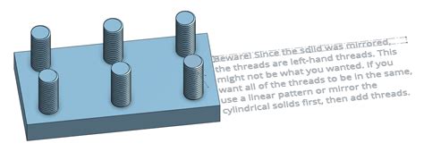 Image result for How to Add Threads in Onshape
