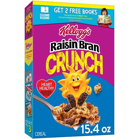 2X - Kellogg's Raisin Bran Crunch Original Breakfast Cereal - 15.4oz ...