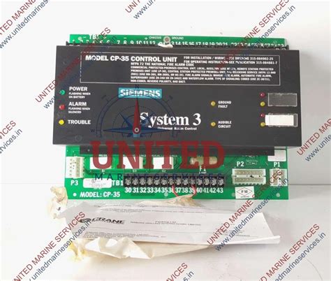 SIEMENS CP-35 UNIVERSAL ALARM CONTROL 580-184872-16 | United Marine ...