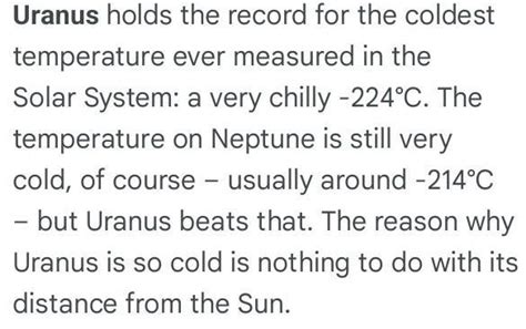 Which is the coldest planet? - Brainly.in