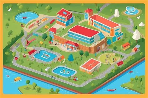 School Map Cartoon 的图像结果