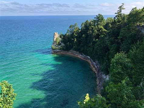 Iconic formation on the Pictured Rocks National Lakeshore. - Reviews ...