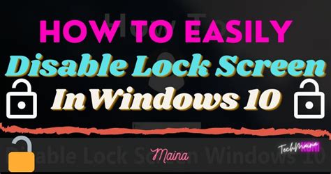 Image result for Disable Lock Screen Win 10