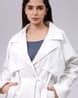 Buy Off White Jackets & Coats for Women by FREEHAND Online | Ajio.com