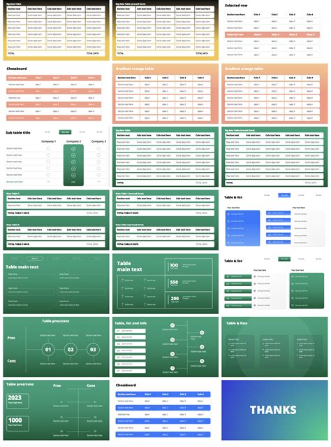 Image result for Table Gradient Header