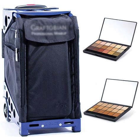 Buy Zuca Pro Artist Wheeled Makeup Case - w/ 2 HD Super Palettes ...