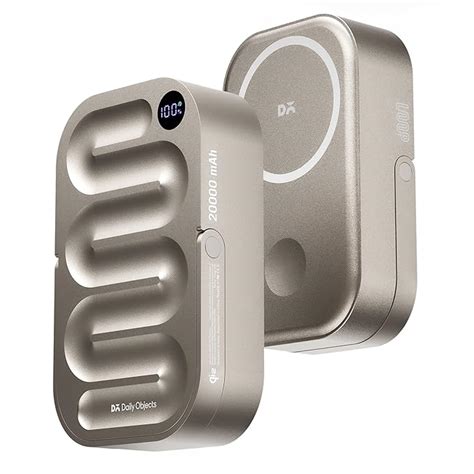 DailyObjects Loop Qi2 Certified 20000 Mah Mag-Safe Compatible Aluminium ...