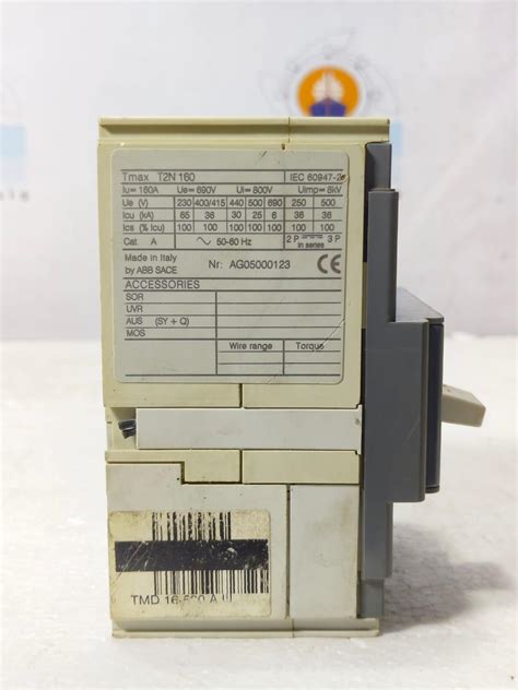 ABB TMAX T2N 160 16AMP CIRCUIT BREAKER MCCB 3 POLE | RAJ ELECTRICALS ...