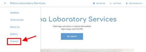 Steps to book lab visit appointment from Disha Laboratory Services