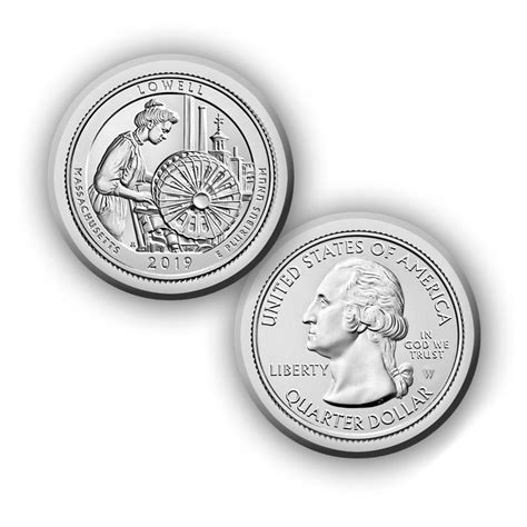 2019 W Lowell National Park Quarter - ( 1st W mint mark Quarter ever)