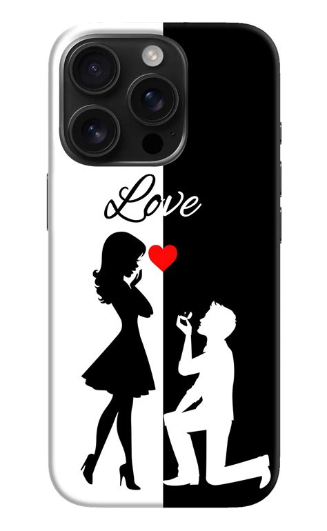Save Big: Get the Love Propose Black And White iPhone 16 Pro Max Back ...