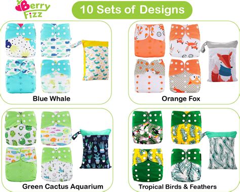 14pc Full Set Pocket Cloth Diaper Microfleece | Ubuy India
