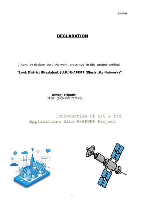 Introduction of GIS & its Applications With R-APDRP Project | PDF