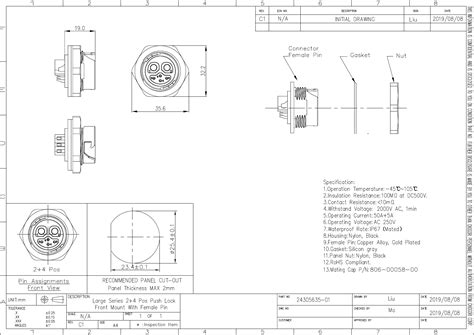 24204635-01 Drawing Datasheet by Chogori Technologies Inc. | Digi-Key ...