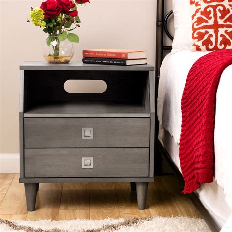 Signature Design by Ashley Alisdair Louis Philippe 2-Drawer Nightstand ...