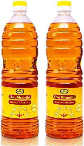 Cycle Om Shanthi Pooja Oil, Parijatha (1 L) , gold : Amazon.in: Home ...