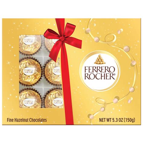 (2 pack) Ferrero Rocher, 12 Count, Premium Gourmet Milk Chocolate ...
