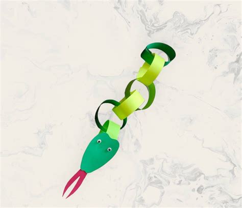Image result for Paper Chain Snake Craft