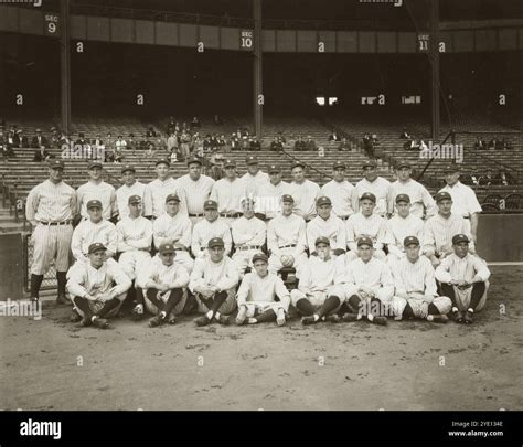 1927 New York Yankees Team Photograph featuring the murderous row ...
