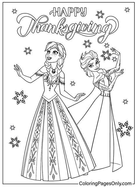 30 Disney Thanksgiving Coloring Pages - ColoringPagesOnly.com