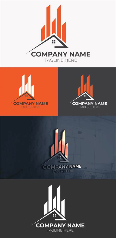 Luxury Real Estate Logo Free Design – GraphicsFamily