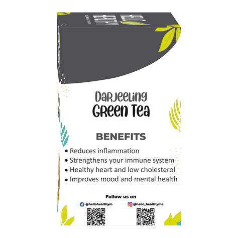 Darjeeling Green Tea : Hello Healthy