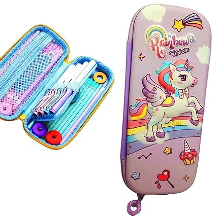 FunBlast Multipurpose Zipper Pen and Pencil Pouch Bag Case for School ...