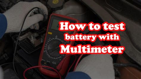 Image result for How to Test a Battery Using a Multimeter