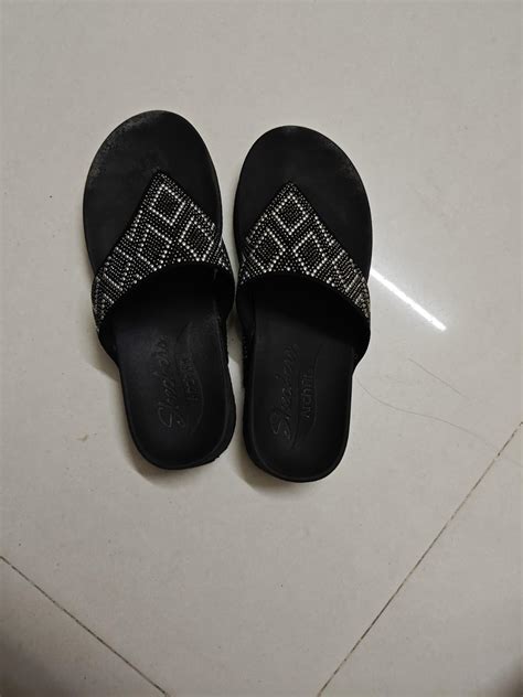 Buy Skechers Womens Arch Fit Vinyasa Casual Party Wear Slipper Vegan 3 ...