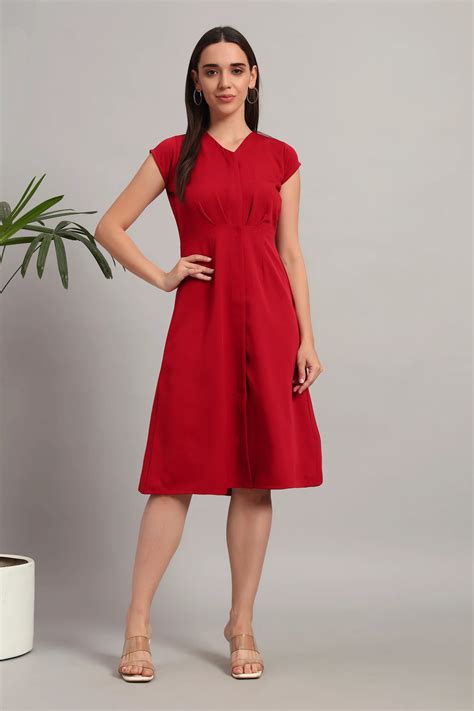 The Scarlet Flow Dress – Charcoal Threads