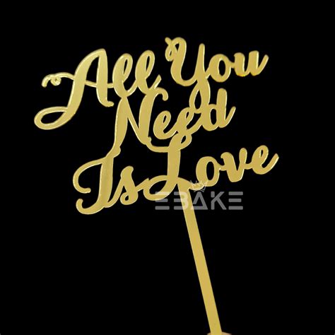 All You Need Is Love Cake Topper – EBAKE