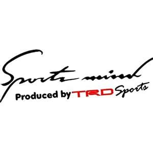 Onlinemart Sports Mind Trd Car Sticker for Sides, Windows, Bumper, Hood ...