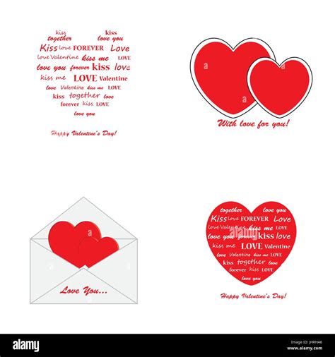 Valentines Day greeting card Stock Vector Image & Art - Alamy