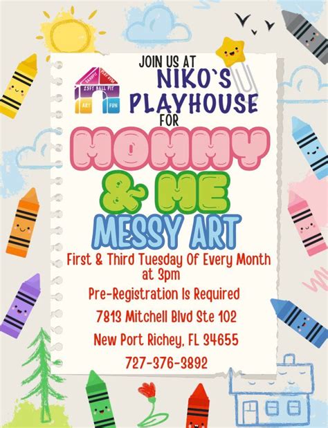 Mommy & Me Messy Art, 7813 Mitchell Blvd Suite 102, New Port Richey, FL ...
